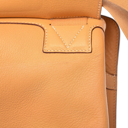 Hermes Taurillon Clemence Sherpa Backpack Sable 11 of 16