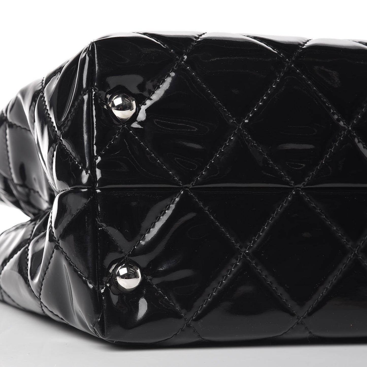 Vinyl Quilted Large In The Business Tote Black