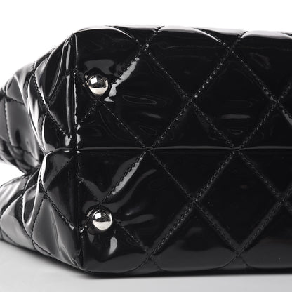 Chanel Vinyl Quilted Large In The Business Tote Black 8 of 10