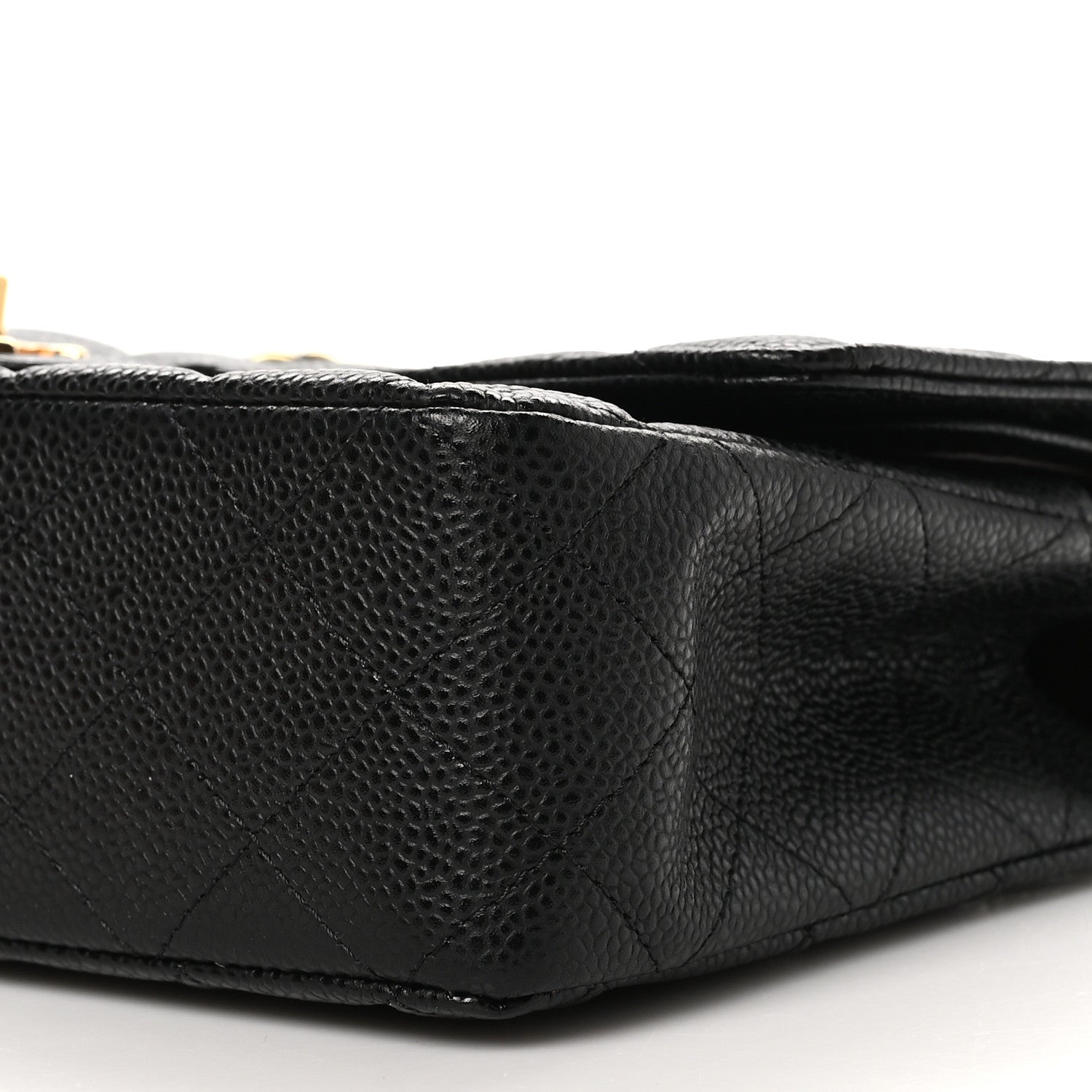 Chanel Caviar Quilted Medium Double Flap Black 10 of 11