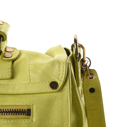 Proenza Schouler Lambskin Medium PS1 Satchel Citron 17 of 19