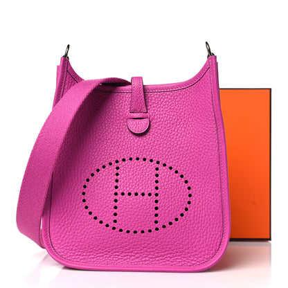 Hermes Taurillon Clemence Evelyne TPM Magnolia 11 of 11