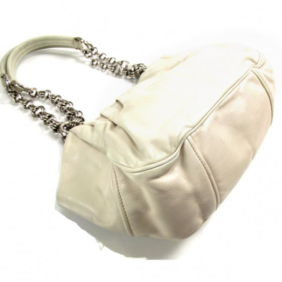 Prada Leather Pleated Shoulder Bag 5 of 11