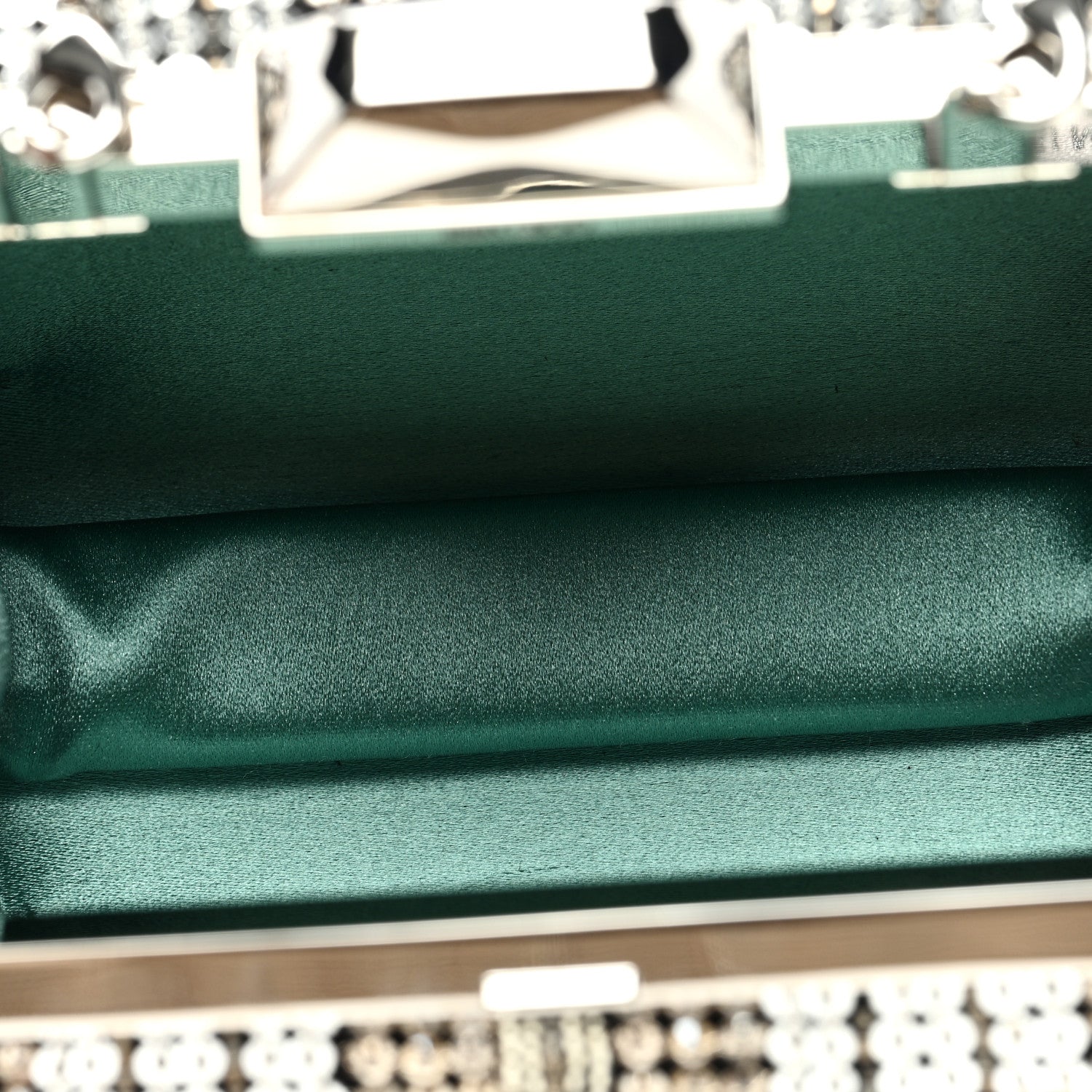 Jimmy Choo Sequins Micro Cloud Clutch Black Silver 5 of 9