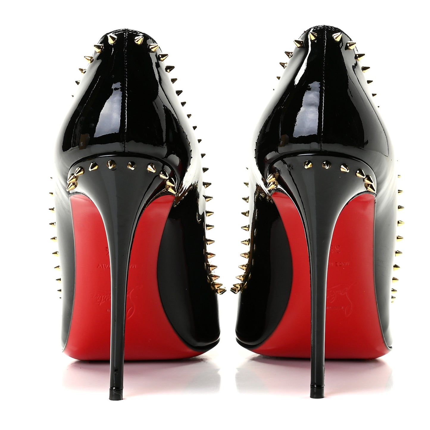Patent Anjalina 120 Studded Pumps 39.5 Black