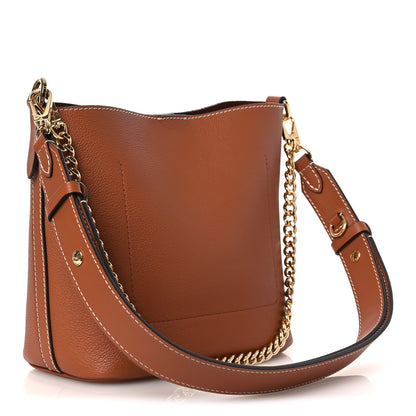 Louis Vuitton Calfskin Lock and Walk Bucket Cognac 3 of 11