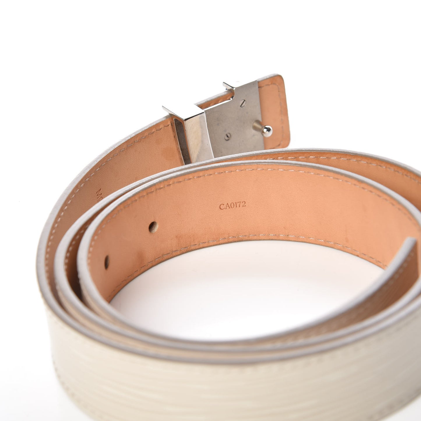 Epi 30mm LV Initiales Belt 85 34 Ivory