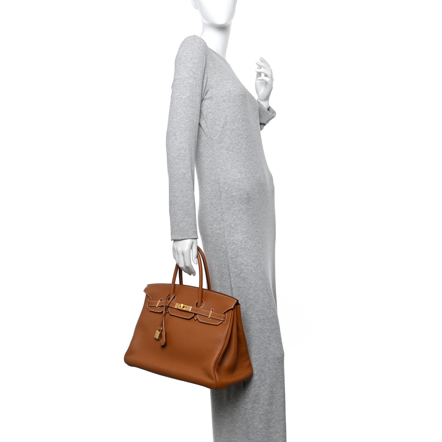 Hermes Togo Birkin 35 Gold 2 of 12