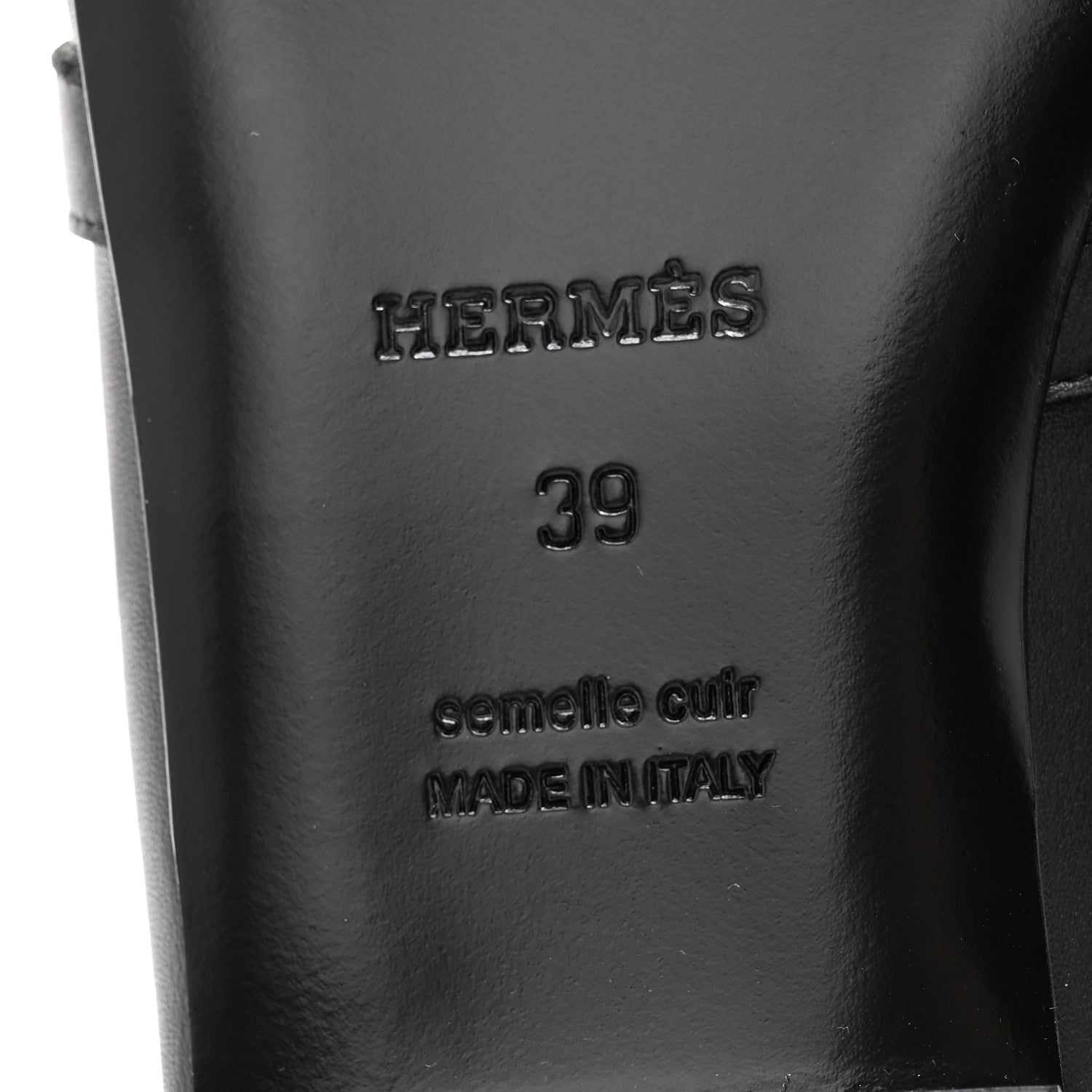 Hermes Lizard Calfskin Oz Mules 39 Ombre Black 7 of 9