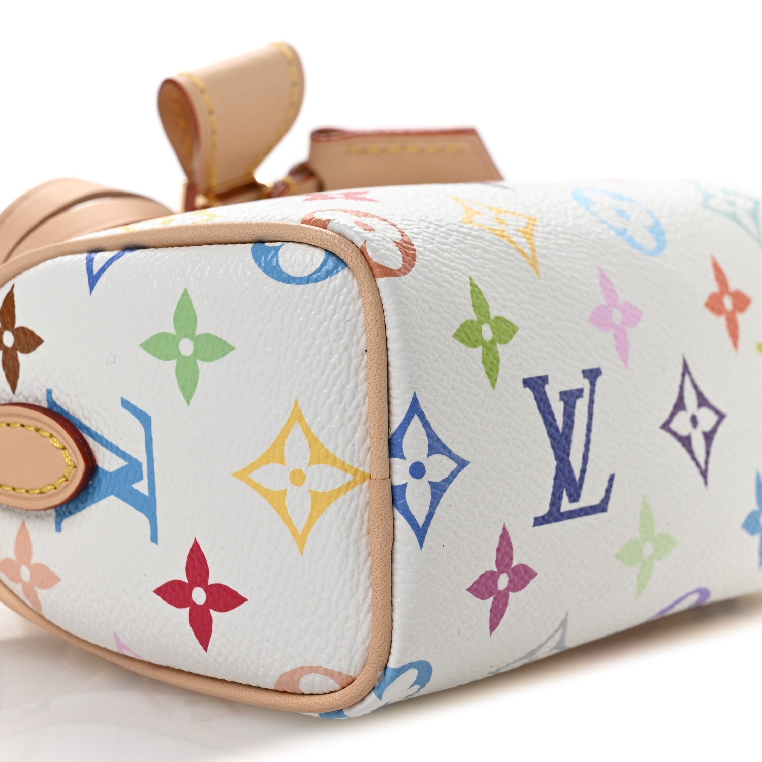 Louis Vuitton LV X TM Monogram Multicolor Nano Speedy White 8 of 9