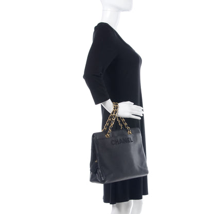Chanel Caviar Shoulder Bag Black 2 of 9