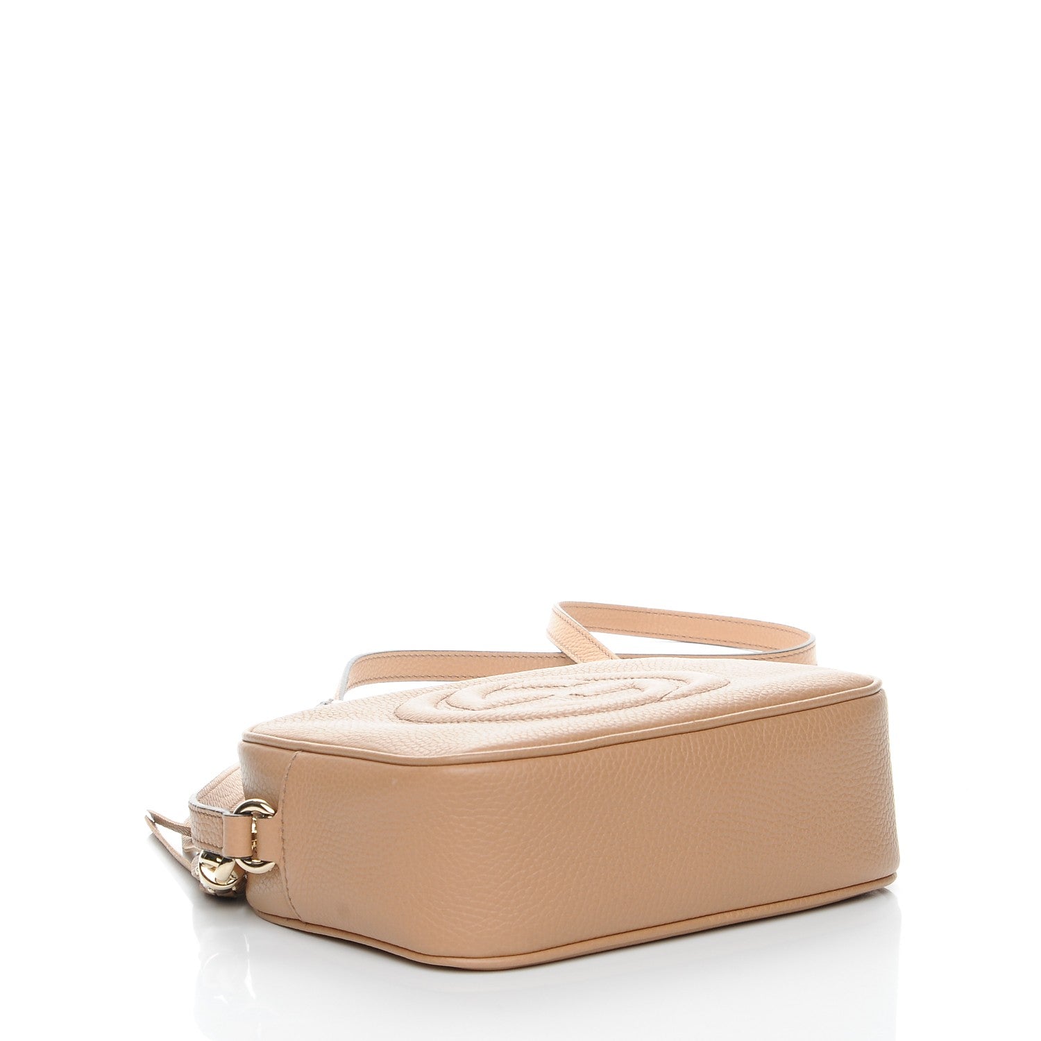 Gucci Pebbled Calfskin Small Soho Disco Bag Camelia 4 of 8
