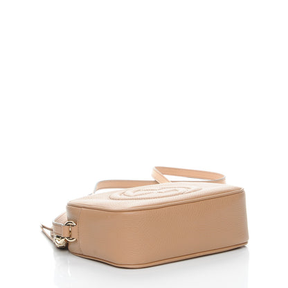 Gucci Pebbled Calfskin Small Soho Disco Bag Camelia 4 of 8