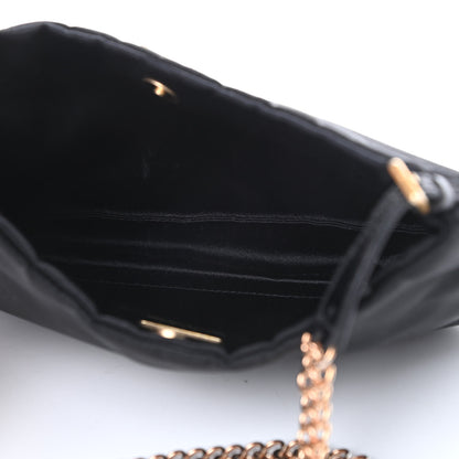 Prada Tessuto Nylon Chain Shoulder Bag Black 5 of 13