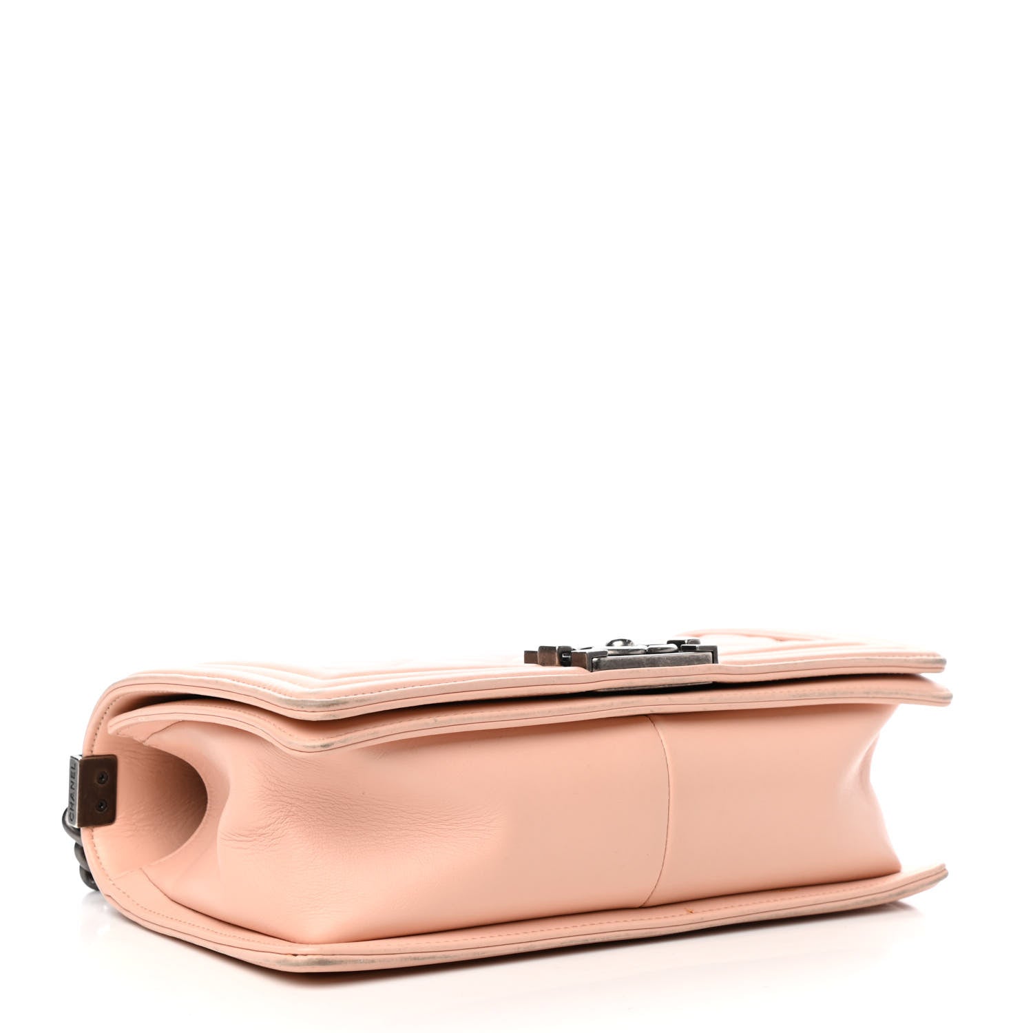 Chanel Calfskin Quilted Medium Boy Flap Light Pink 4 of 12