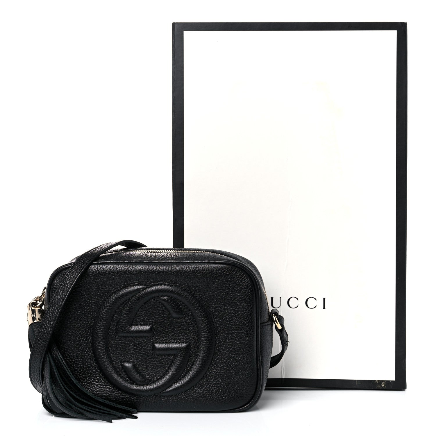 Gucci Pebbled Calfskin Small Soho Disco Bag Black 20 of 20