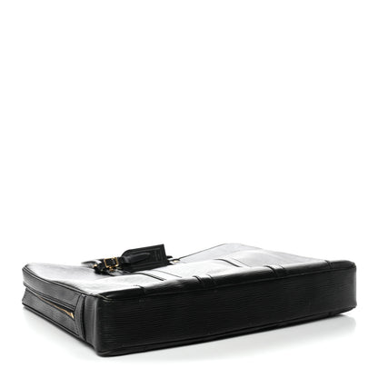 Louis Vuitton Epi Porte-Documents Voyage Briefcase Black 4 of 16