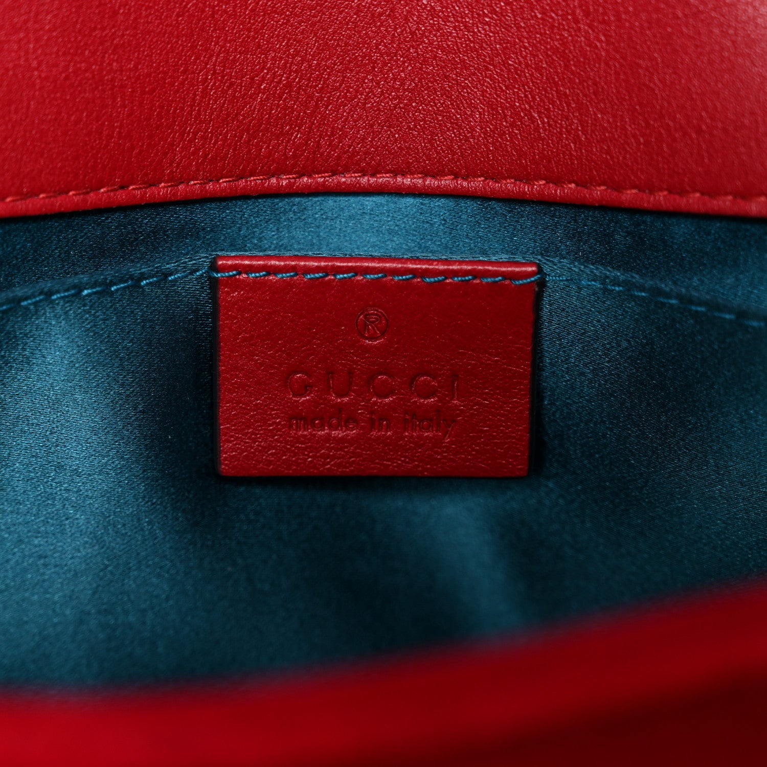 Gucci Velvet Matelasse Mini GG Marmont Shoulder Bag Hibiscus Red