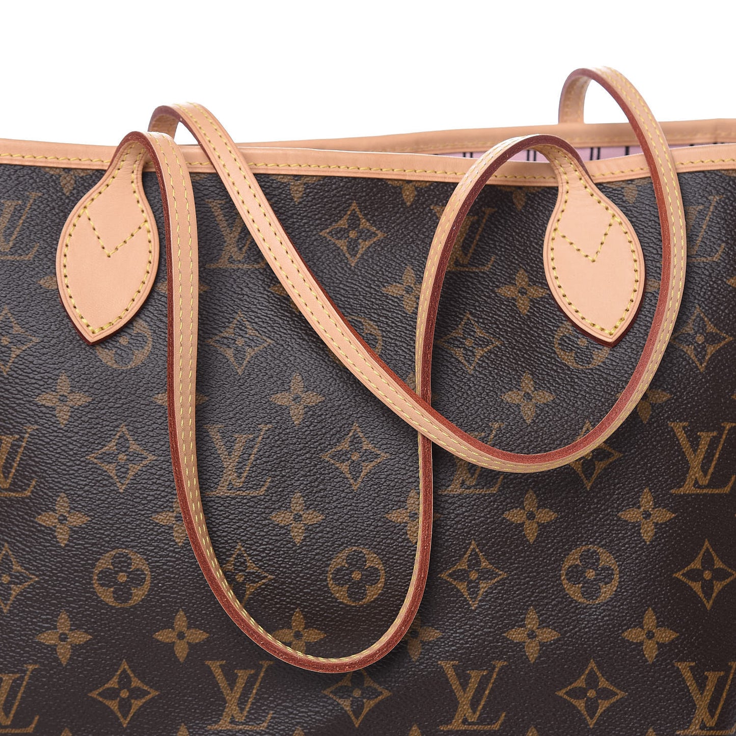 Monogram Neo Neverfull MM Rose Ballerine