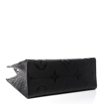 Louis Vuitton Empreinte Monogram Giant Onthego GM Black 4 of 10