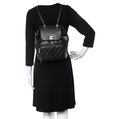 Chanel Caviar Quilted Business Affinity Backpack Black 2 of 10