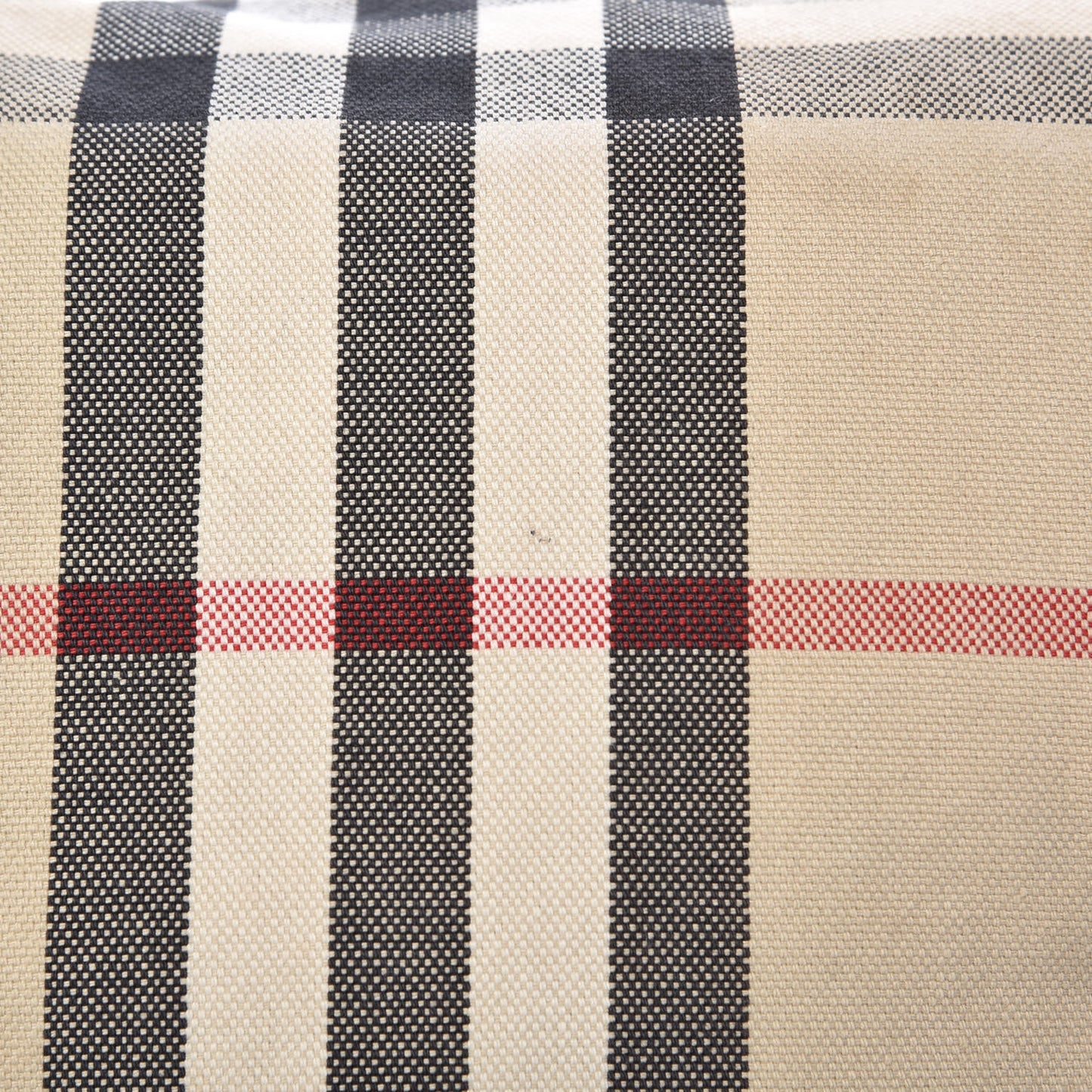 Canvas Check Diaper Bag