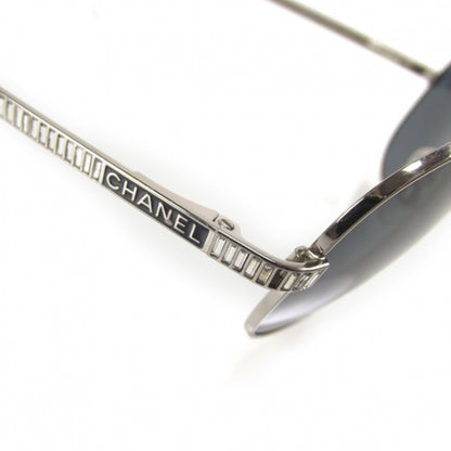 Chanel Aviator Rhinestone CC Sunglasses 124/87 5 of 8