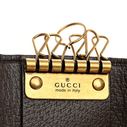 Gucci GG Supreme Monogram Web Ophidia 6 Key Holder Case Beige New Acero 8 of 10