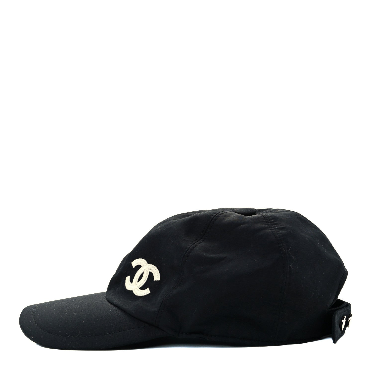 Chanel Cotton CC Cap Hat Black 4 of 10