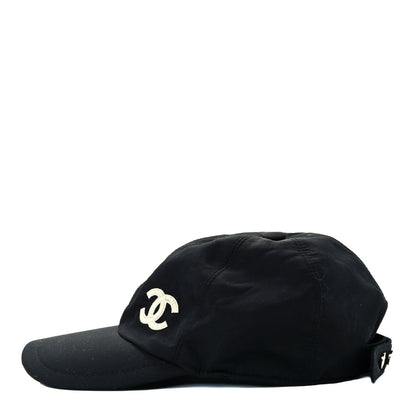 Chanel Cotton CC Cap Hat Black 4 of 10
