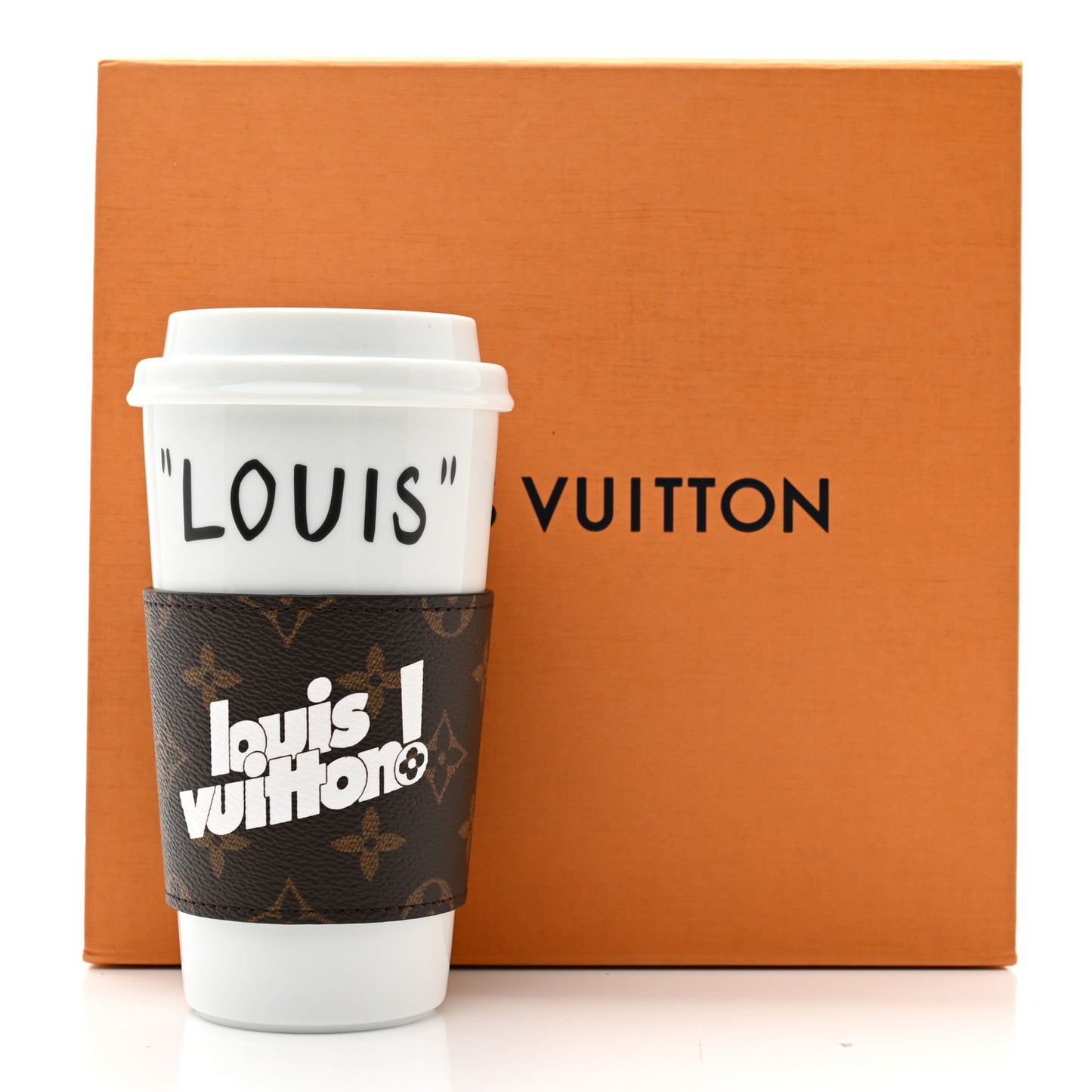 Calfskin Monogram Louis LV Cup