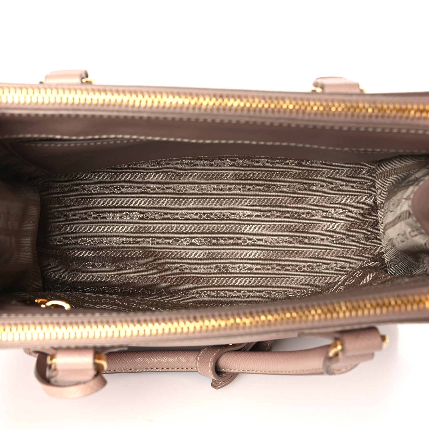 Prada Saffiano Mini Galleria Double Zip Tote Cipria 5 of 14