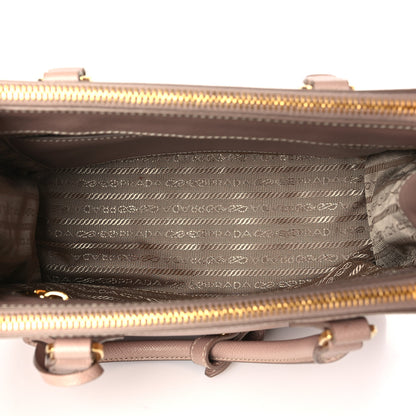 Prada Saffiano Mini Galleria Double Zip Tote Cipria 5 of 14