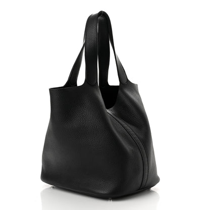 Hermes Taurillon Clemence Picotin Lock 26 GM Black 3 of 10
