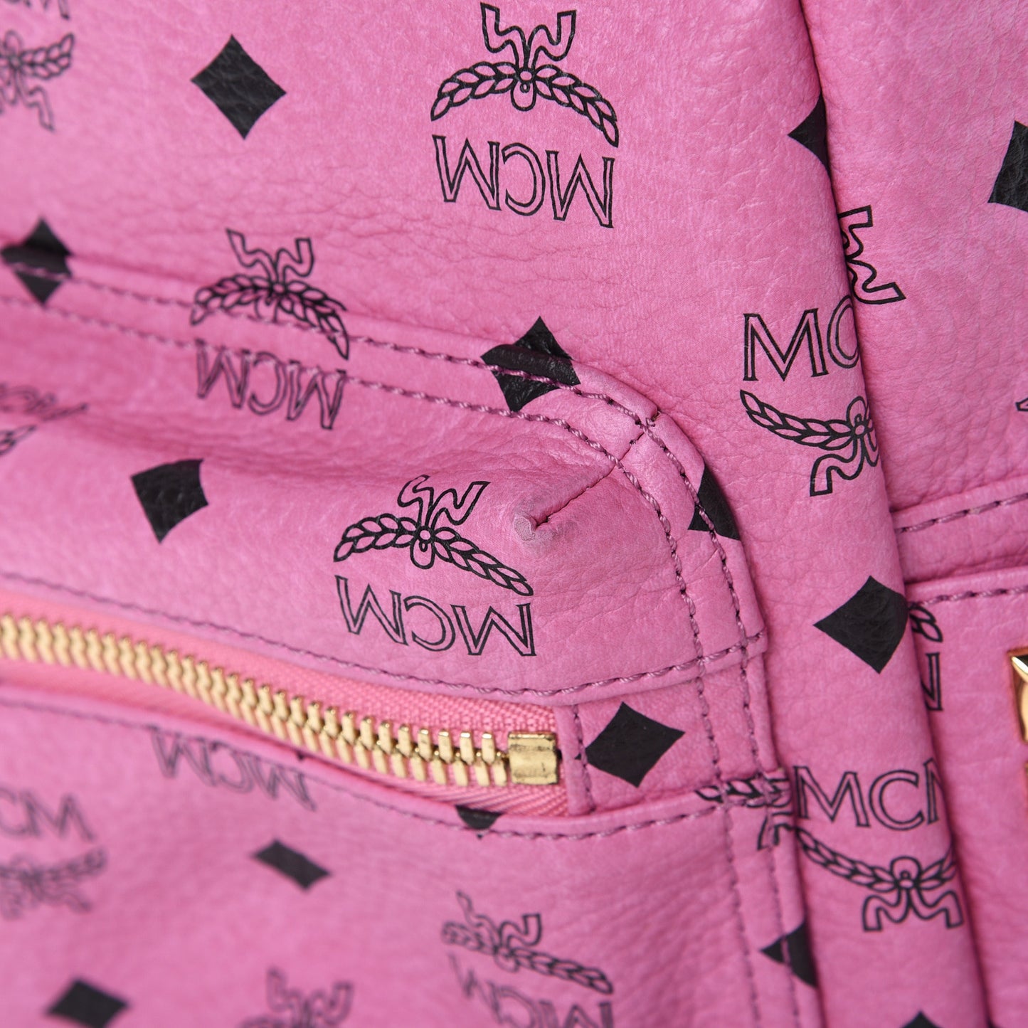 Visetos Small Side Stud Stark Backpack Pink