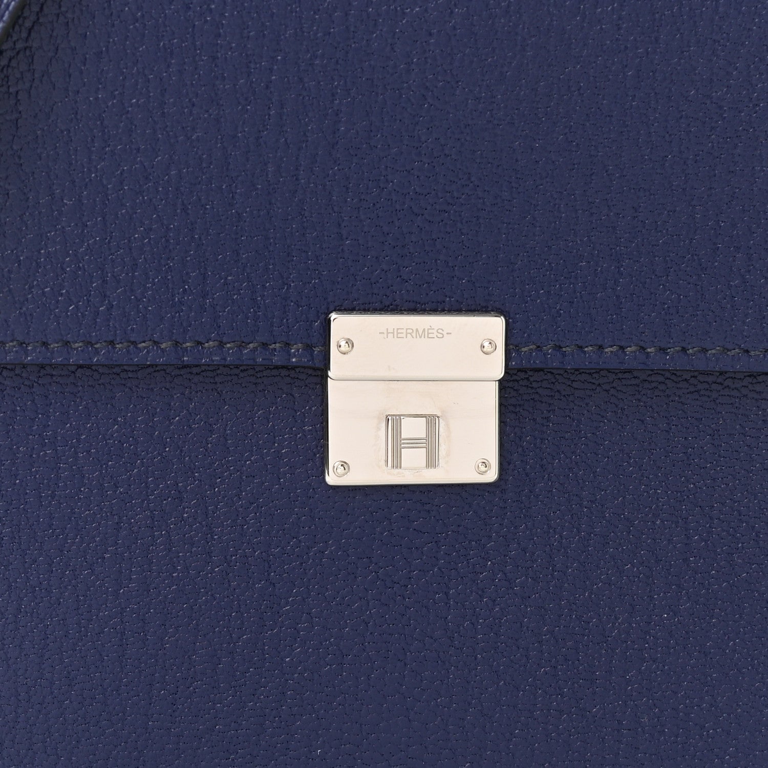 Hermes Chevre Mysore Clic 16 Wallet Blue Encre 8 of 11