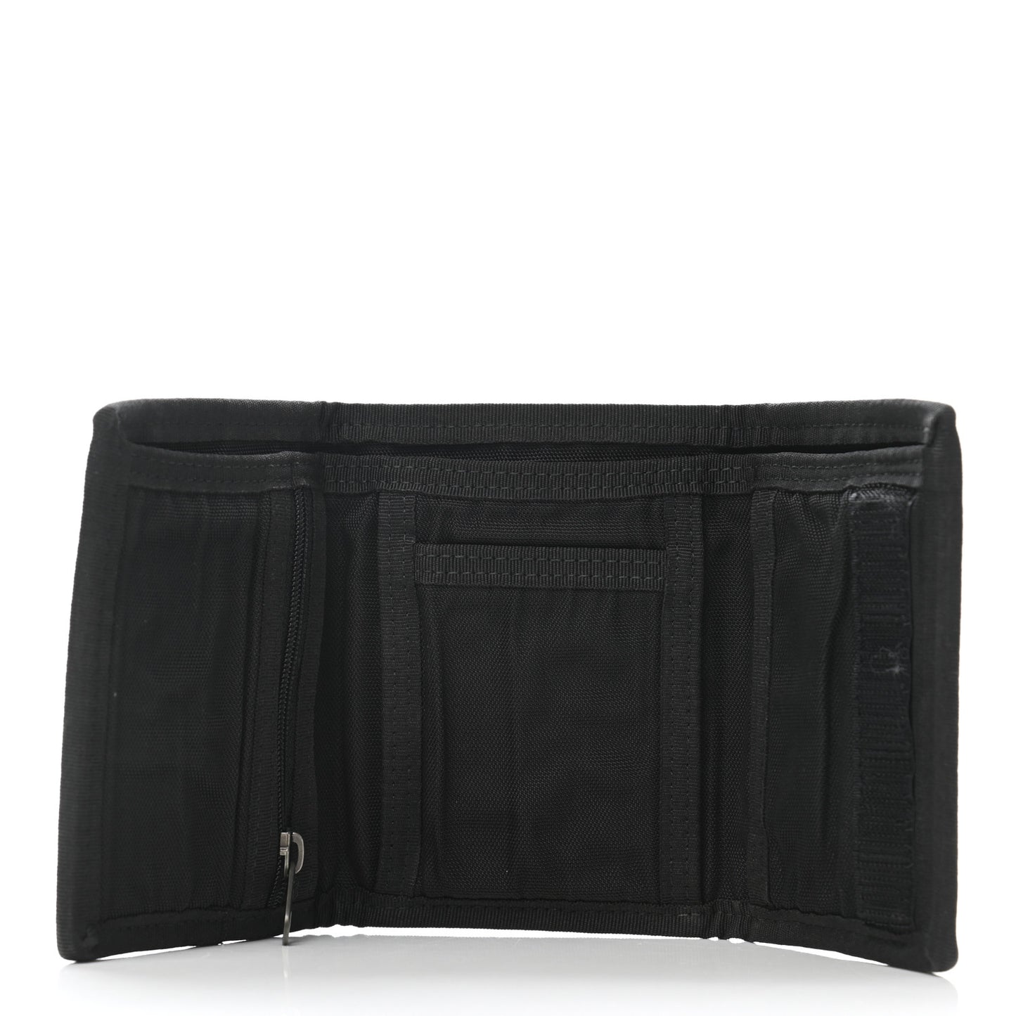 Nylon Logo Explorer Coin Wallet Black