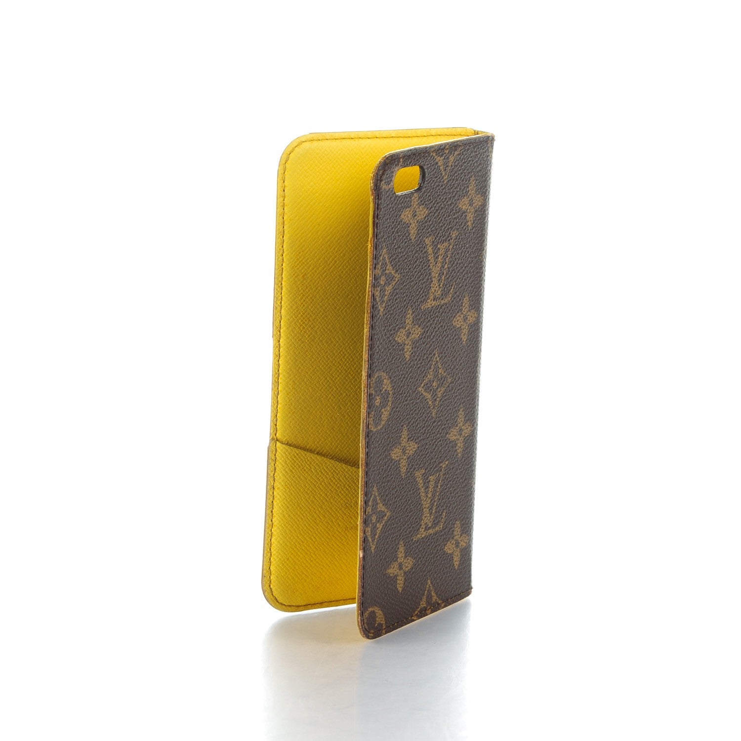 Louis Vuitton Monogram iPhone 6 Plus Folio Case Yellow 3 of 7