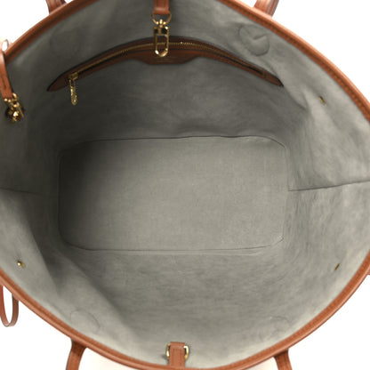 Louis Vuitton Metallic Monogram LV Garden Neverfull MM Silver 6 of 12