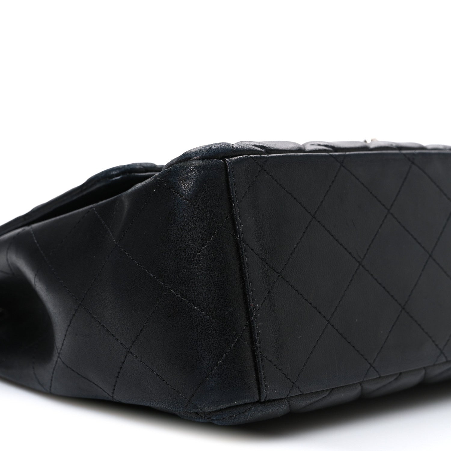 Chanel Lambskin Quilted Maxi Single Flap Black 9 of 11