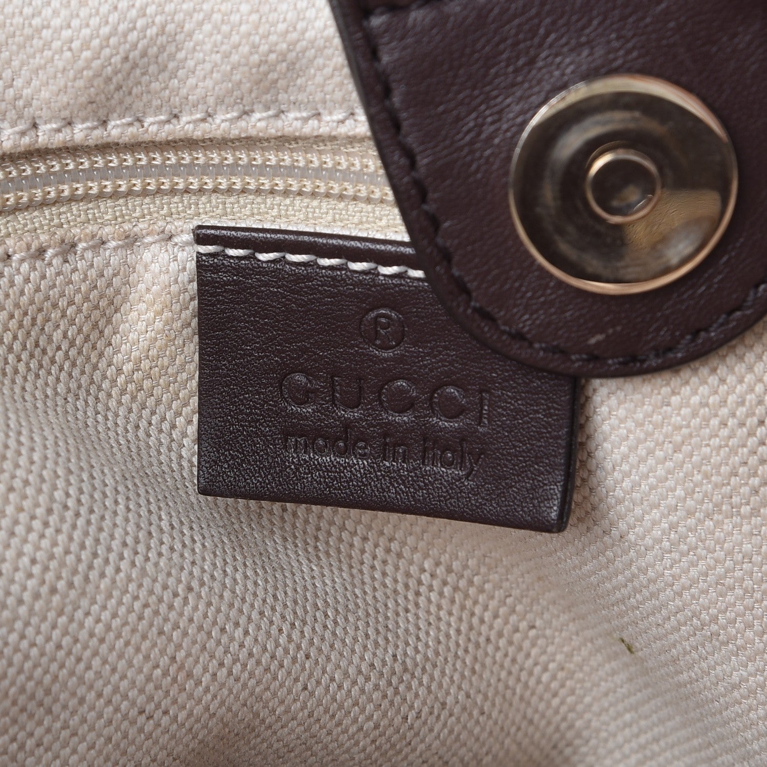 Gucci Guccissima Signature Large Sukey Tote Chocolate 6 of 12