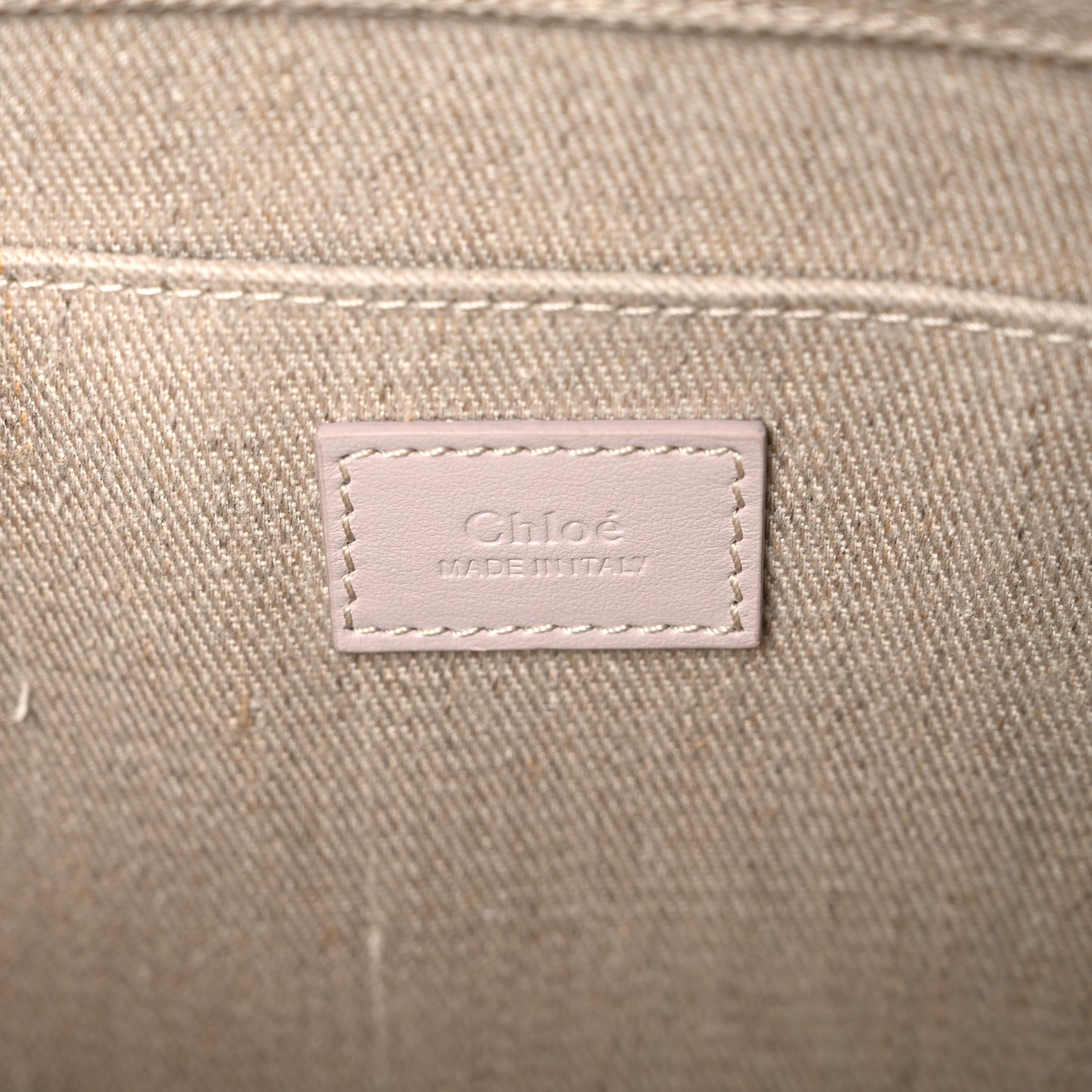 Cotton Calfskin Medium Woody Ribbon Tote Wild Grey
