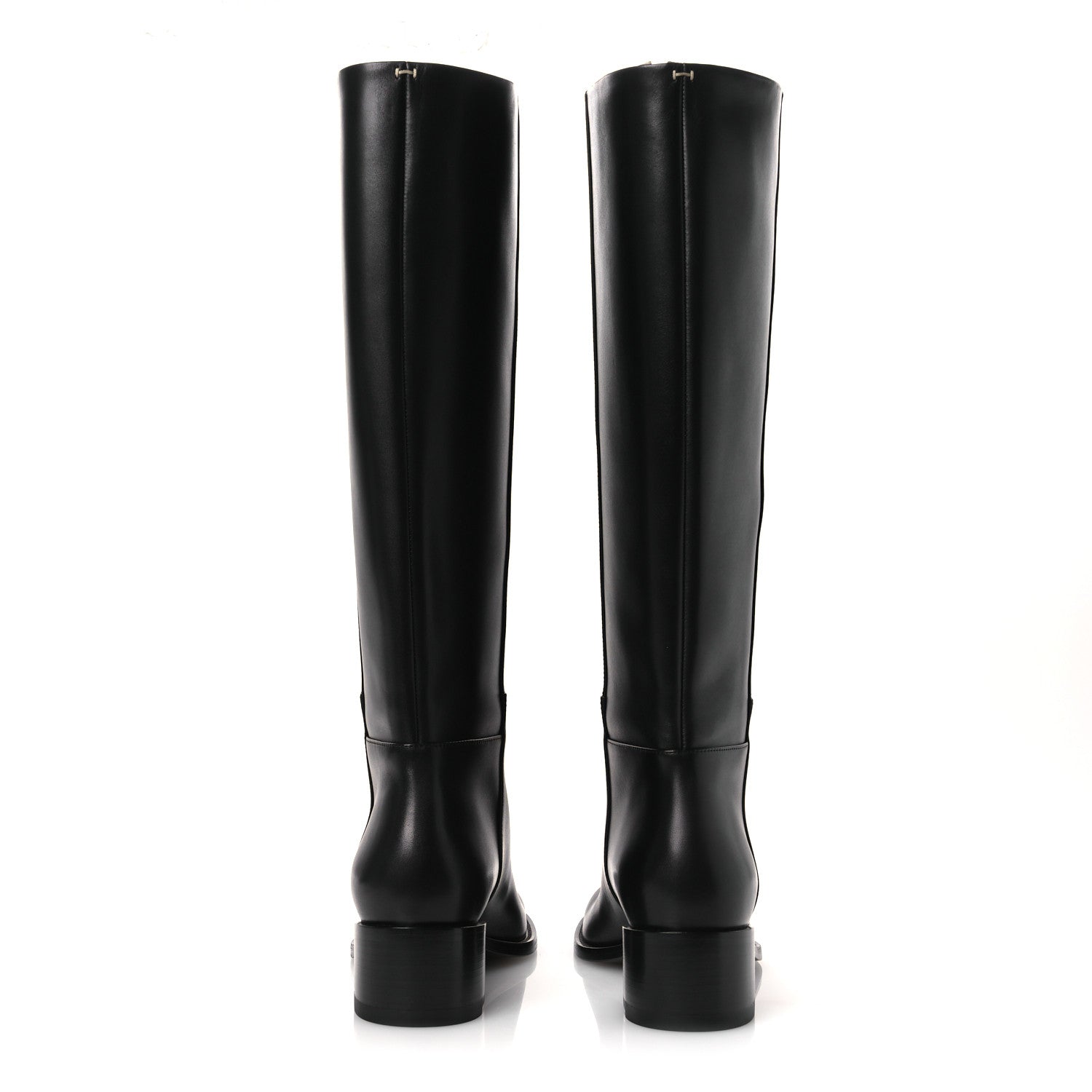 Hermes Calfskin Lasso 40 Boots 39 Black 6 of 11