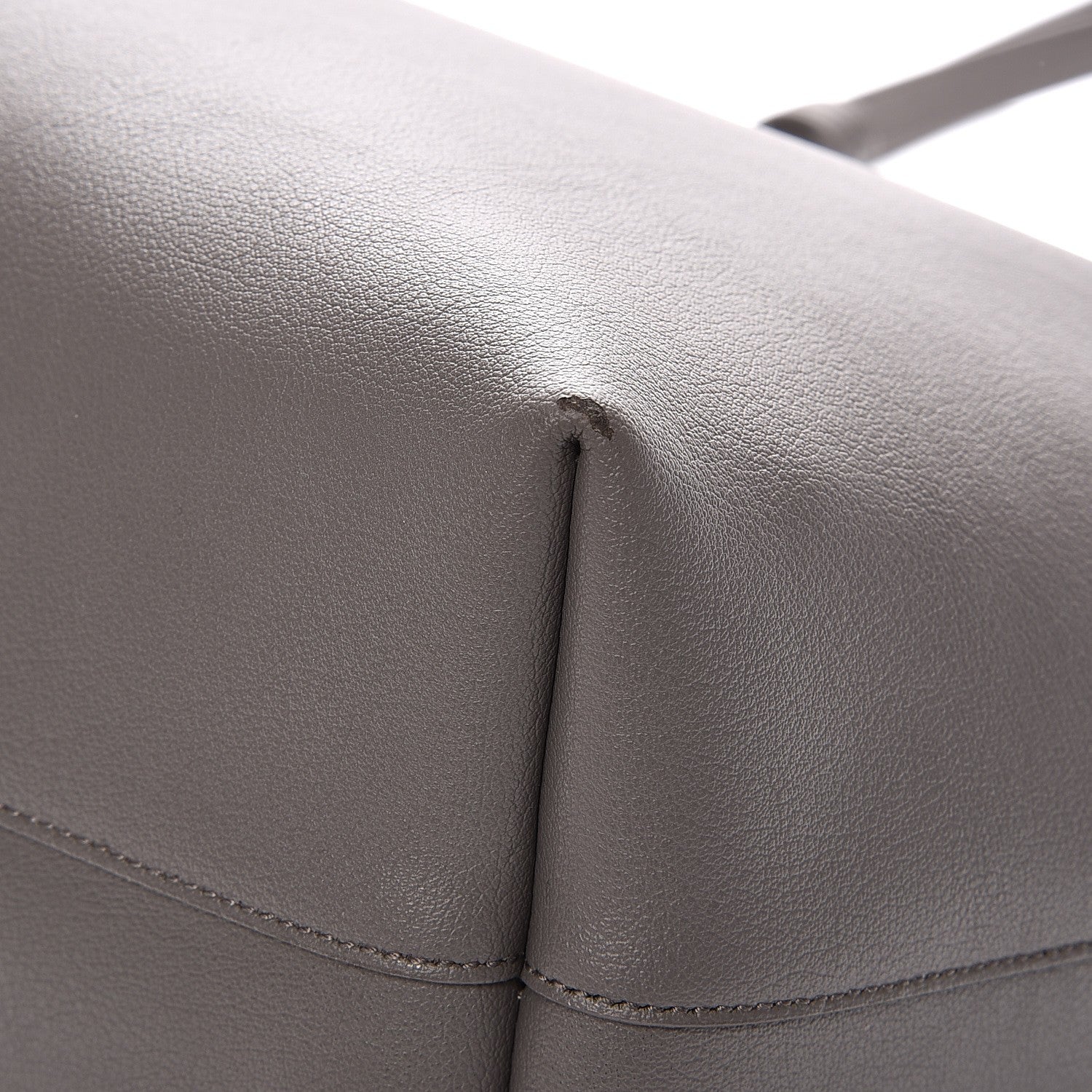 Saint Laurent Calfskin Large Shopping Tote Fog 11 of 13