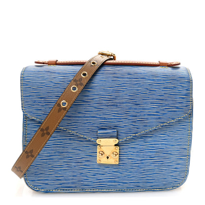 Louis Vuitton Epi Reverse Monogram Pochette Metis Denim Light 1 of 9