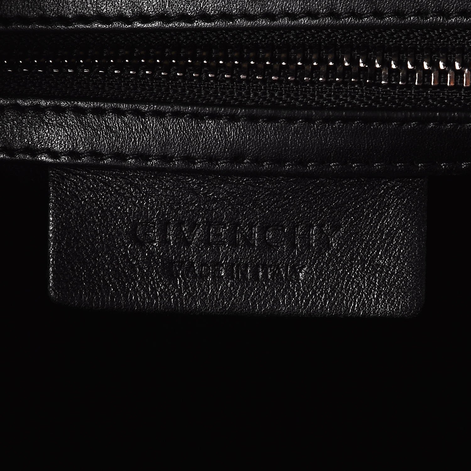 Givenchy Calfskin Crocodile Embossed Medium Lucrezia Black 6 of 7