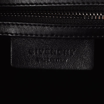 Givenchy Calfskin Crocodile Embossed Medium Lucrezia Black 6 of 7