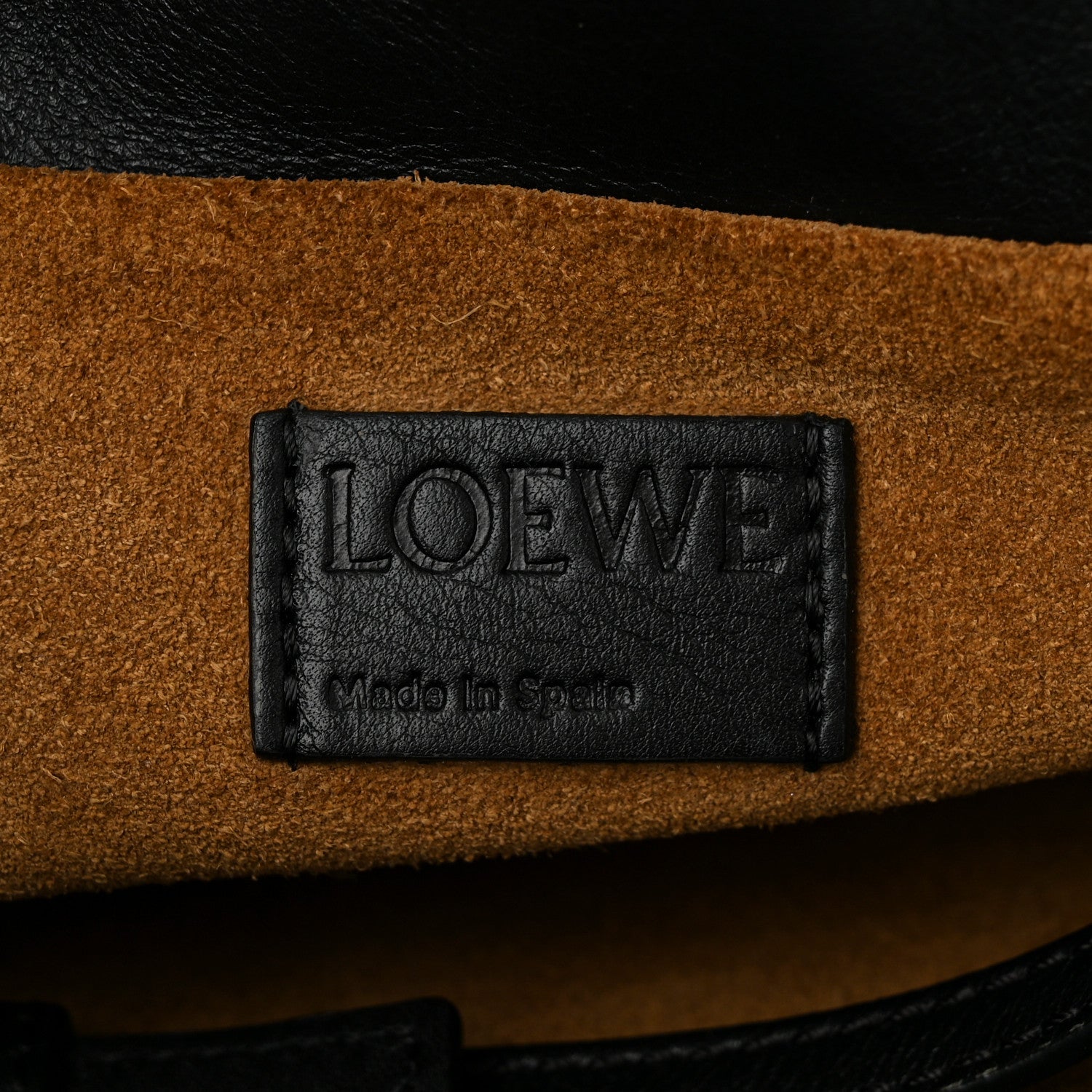 Loewe Calfskin Mini Flamenco Knot Clutch Black 6 of 10