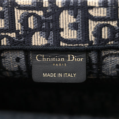 Christian Dior Oblique Small Book Tote Blue Multicolor 11 of 12