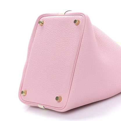 Hermes Taurillon Clemence Picotin Lock 18 PM Rose Sakura Nata 8 of 8